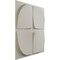 Ekena Millwork 19 5/8in. W x 19 5/8in. H Franklin EnduraWall Decorative 3D Wall Panel Covers 2.67 Sq. Ft. WP20X20FRGBW - alternate 3